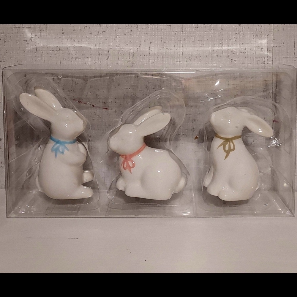 Target Spritz Set of 3 Ceramic Bunnies Table Decor